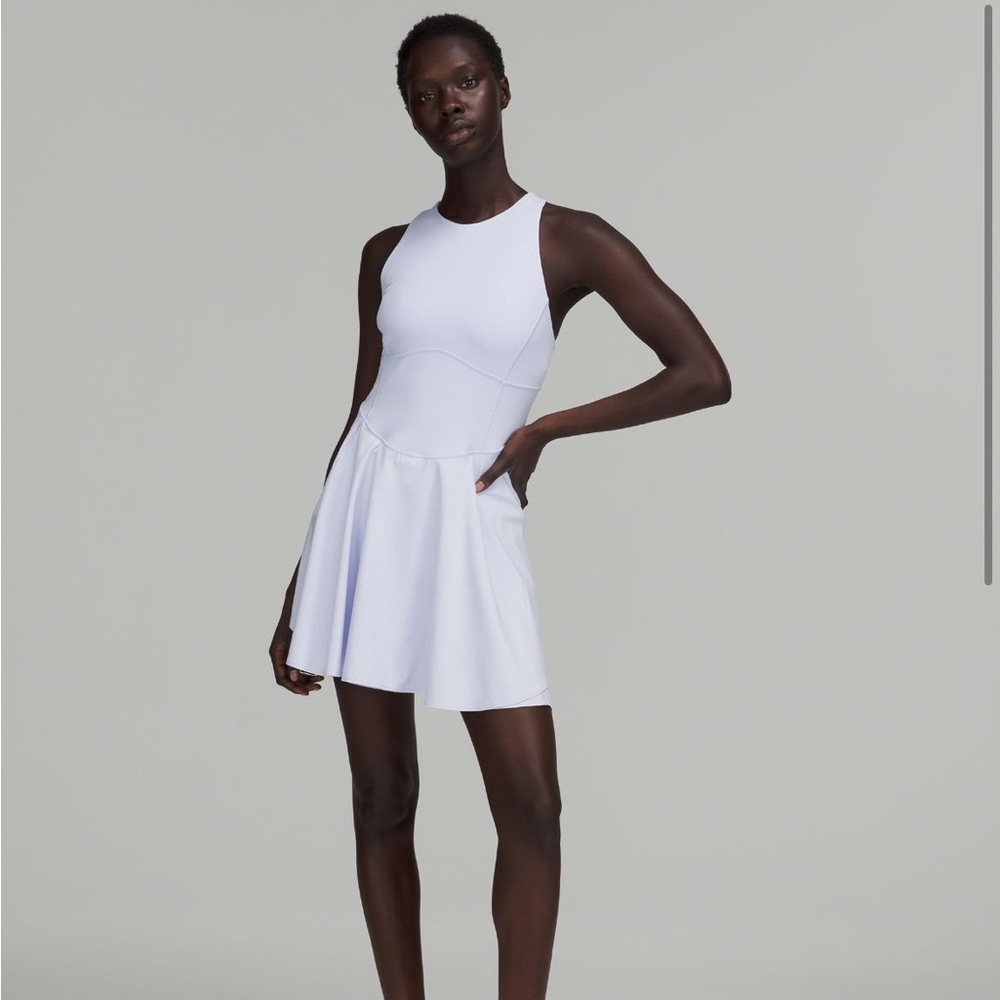NWT Lululemon Court Crush Dress- Pastel Blue Size 8